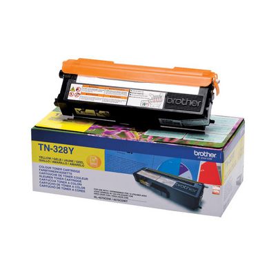Brother Toner TN-328Y | 6000Sider | Gul