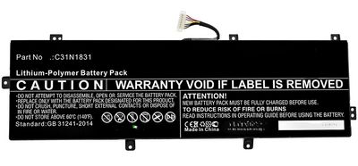 CoreParts Laptop Battery for Asus 38.85Wh 11.1V 3500mAh 38.85Wh Li-Polymer 11.1V 3500mAh for Asus P3540FA, p3540fa-0091a8265u,