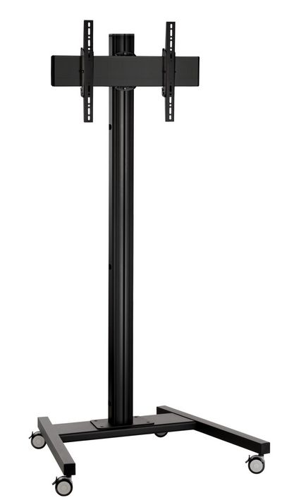 Vogel's T 1822B, MOBILE DISPLAY TROLLEY, SINGLE-POLE, H:180 CM, VESA 200X200, BLACK - CONNECT-IT