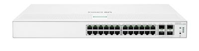 Hewlett Packard Enterprise ARUBA ION 1930 24G 4SFP+ Aruba Instant On 1930,  Managed, L2+, Gigabit Ethernet (10/100/1000), Full duplex, Rack mounting, 1U