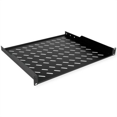 ROLINE Fachboden 48,26cm 19Zoll 1 HE 400 T 15kg Tragkraft schwarz