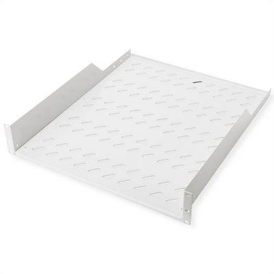 Fachboden 48,26cm 19Zoll 2 HE 550 T 25kg Tragkraft grau