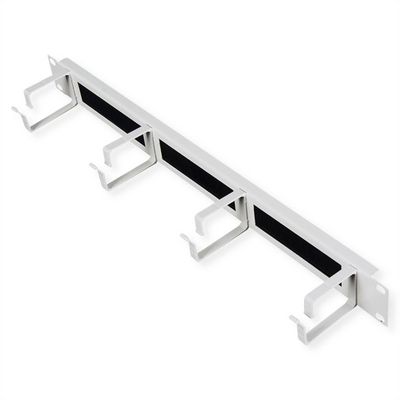 ROLINE Rangierpanel 48,26cm 19Zoll 1 HE mit Burstenleiste 44x60mm grau