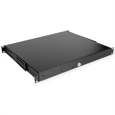 ROLINE 19-Zoll Tastatureinschub 1 HE, 400 T abschliebar schwarz