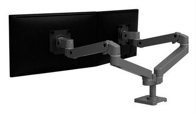 ERGOTRON LX PRO ARM DUAL SIDE-BY-SIDE darkgrey