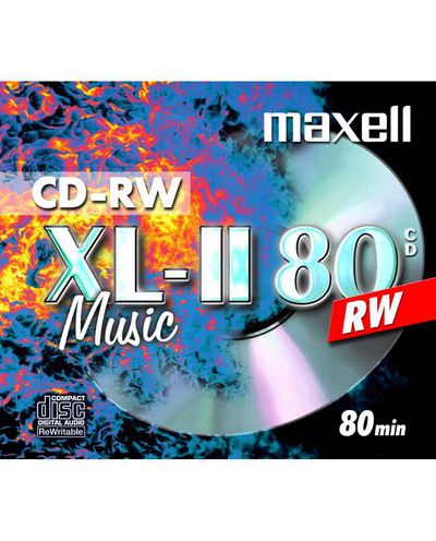 Maxell CD-RW 80 Maxell Audio, JewelCase, 1 piece