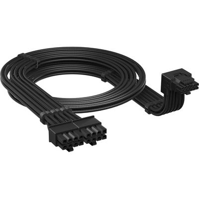 CORSAIR Right Angled Embossed PCIe 5.1 12V-2x6 Cable 600W Type-4 UL1569 16AWG105C VW-1 Black 650mm Style B
