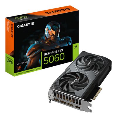 RTX 5060 8GB GIGABYTEWINDFORCE GDDR7