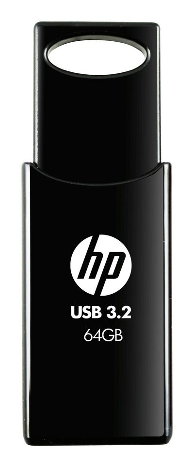 STICK HP 64GB 712w Black USB 3.2 Flash Drive