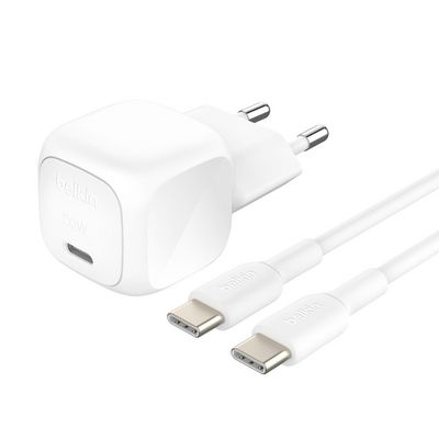 Belkin Mobile Device Charger  Universal White Ac Fast  Charging Indoor
