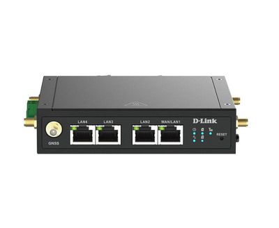 D-Link 4G M2M Router, 4x Fast Ethernet, Wi-Fi N300