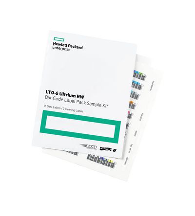 HPE Ultrium 6 RW Bar Code Label Pack Stregkodeetiketter