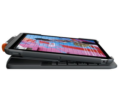 Logitech Slim Folio Tastatur og folio-kasse Saks Trådløs Pan Nordic