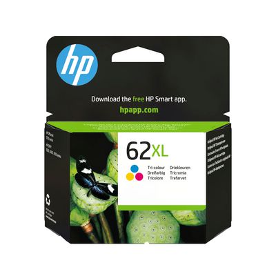 HP 62Xl High Yield Tri-Color  Original Ink Cartridge