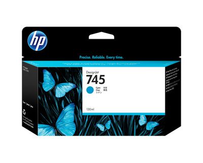 HP 745 Tintenpatrone Cyan 130ml