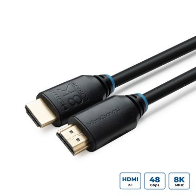 MicroConnect HDMI Cable 8K, 3m Supports 2.1 8K@60Hz,  4K@120Hz Gold Plated connectors, Copper