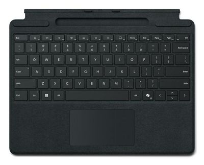 Microsoft Surface Pro Keyboard With Pen  Storage For Business Qwertz  Luxembourgish Microsoft Cover Port Black