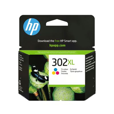 HP Tinte 302 XL F6U67AE Color (Cyan/Magenta/Gelb)
