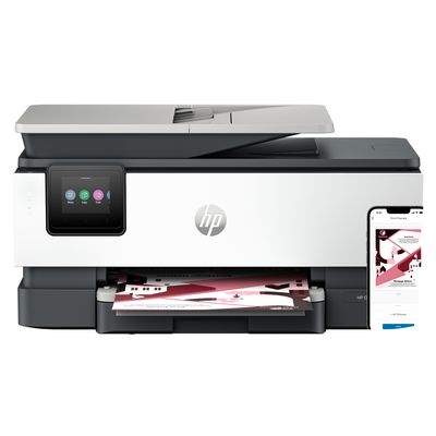 HP Officejet Pro Hp 8122E All-In-One Printer, Color, Printer For Home, Print, Copy, Scan, Automatic Document Feeder Touchscreen