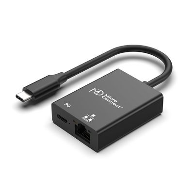 MicroConnect Premium USB-C to RJ45 network adapter & USB-C Power delivery
