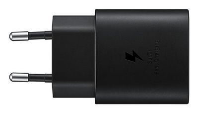 Samsung Mains charger RAPIDE 25W Port USB Type C without cable black