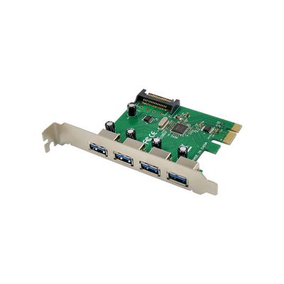 MicroConnect USB 3.0 4 port PCIe card Main chip : VL805 USB3.0  ports x 4