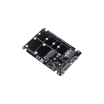 MicroConnect 2.5" SATA to M.2 mSATA Adapter Main chip : ASM1456 M.2  NGFF/mSATA SSD to SATA III Converter
