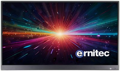 Ernitec 22" Surveillance monitor for 24/7 Use, 1080P Resolution 2 x HDMI 2.0, 1 x VGA Port,1 x RJ45 (PoE IN) , 2 x Speakers