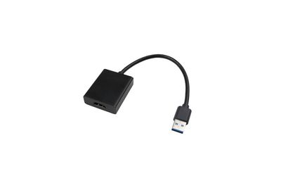 MicroConnect USB 3.0 to HDMI graphic adapter Supports Windows / MacOS Max. Resolution 1920*1080p@60Hz, Black