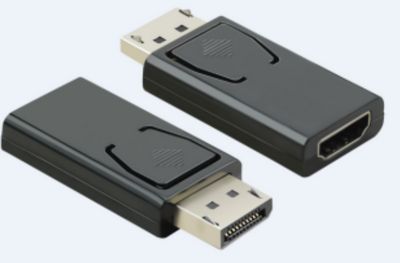 MicroConnect Adapter Displayport - HDMI M-F Displayport 1.2v Passive. black