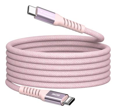 Verbatim Sync & Charge USB-C To USB-C  60W Magnetic 120 Cm - Pink