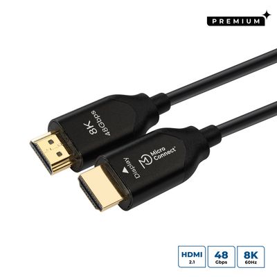 MicroConnect Premium Ultra High Speed  Active Optic HDMI 2.1 8K  Cable 50m