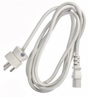 Mercodan SmarTplug computer power  cable grey 5.0m, Straight  appliance plug earthed to C13, H05VV-F 3G 1,00mm?, 10A-250V., Demko approved