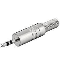 Goobay Minijack stik Han 3,5mm, High quality metal beskyttelse