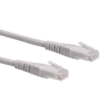 Roline PATCHKABEL KAT6 5,0 M UTP,  GR?, RJ45 U/SK?RM HAN:HAN