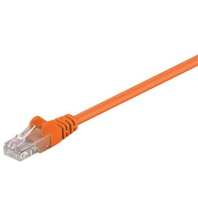 Goobay Patchkabel KAT5E 2,0 m UTP  orange, RJ45 u/sk?rm han:han