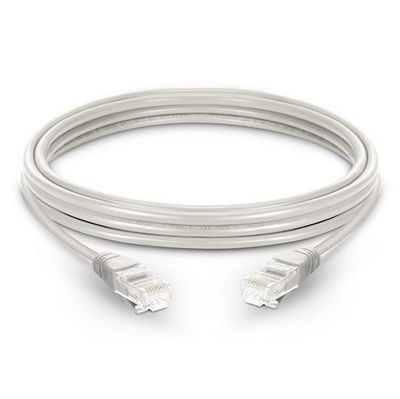 Mercodan Patch cable CAT5E 3.0m UTP  grey CCA, AWG26, RJ45  without, shield male:male