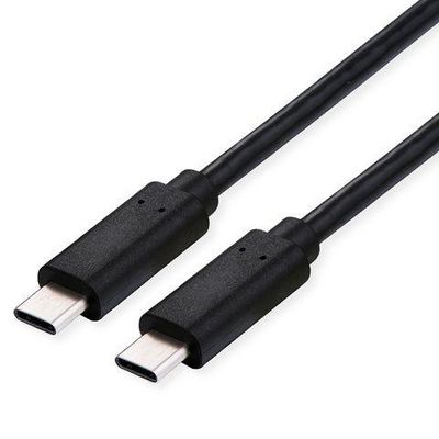 Roline KABEL USB4 GEN2X2, C - C, HAN - HAN, 240W, SORT, 2,0M