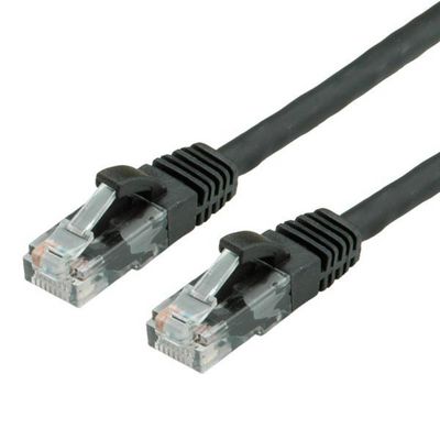 Value UTP Patchkabel KAT6/Class E, LSZH, Sort, 2,0m, CCA, AWG24