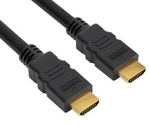 Sonero Premium HDMI kabel 5,0m,  V2.0, 4K@60Hz, 18Gbps 4:4:4,  HDMI: Han - HDMI: Han, Sort