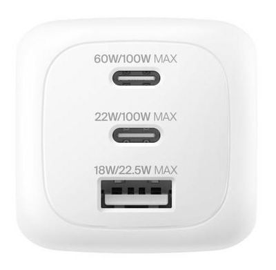 Belkin BOOST Charge 100W USB-C Ladegert 2xUSB-C/1xA WCH016hqWH