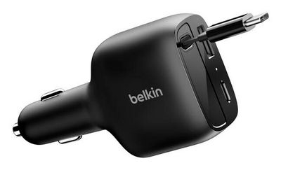 Belkin Boostcharge Universal Black Cigar Lighter Fast Charging Indoor