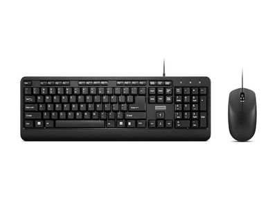Lenovo 160 Keyboard Mouse Included  Home/Office Usb Us English  Black