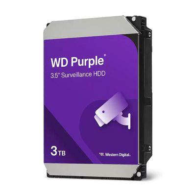 Western Digital Purple Internal Hard Drive 3 Tb 5400 Rpm 128 Mb 3.5" Serial Ata Iii