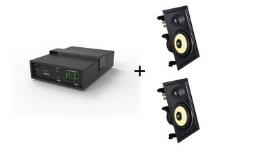 Vivolink Audiopack Subwoofer + 2 x Pro  In-Wall Speakers