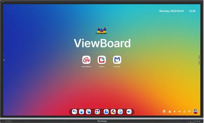 ViewSonic IFP8651-3C, 86", (EDLA-certified), 50 Multi-Point Touch, Android 14, 9H, 4K UHD (3840x2160), 450nits, 8GB RAM/128GB