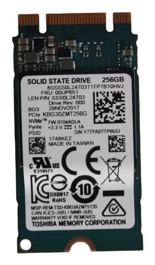 Lenovo 256GB M.2 2242 PCIe 3.0 SSD