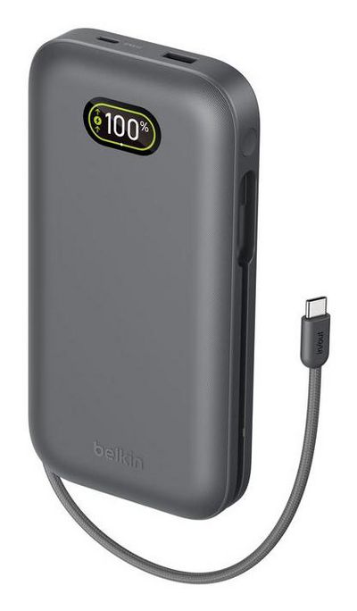 Belkin Laptop Powerbank 27.000mAh mit Display, anthrazit