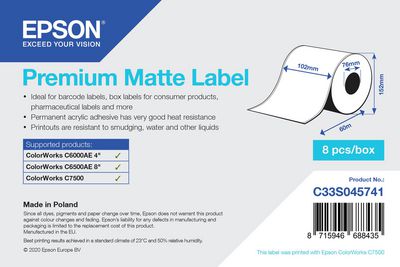 Epson Premium - fortløbende mærkater -