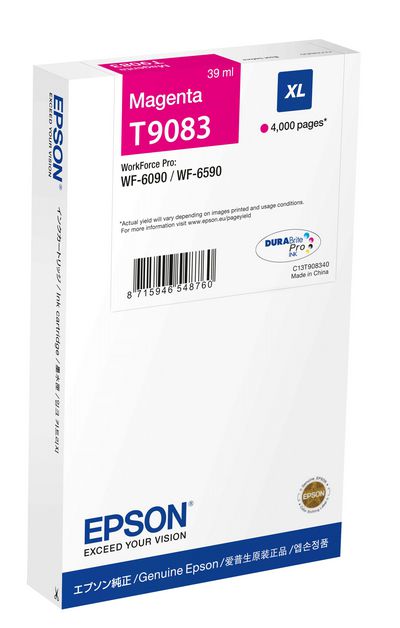 EPSON Tinte magenta 39.0ml WF Pro 6xxx, ''XL''